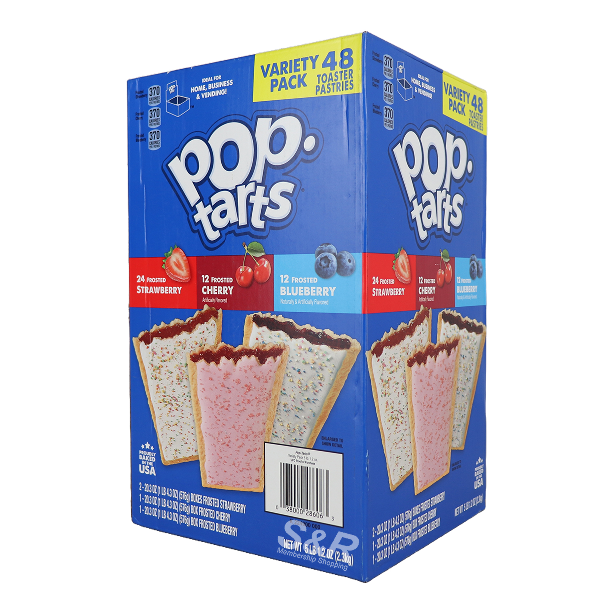 Kellogs Pop Tarts Variety Pack 48pcs